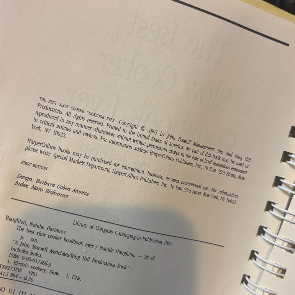 Vintage Cookbook
